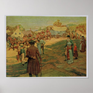 Tragendes Pulver zum Perry beim Eriesee, 1911 Poster