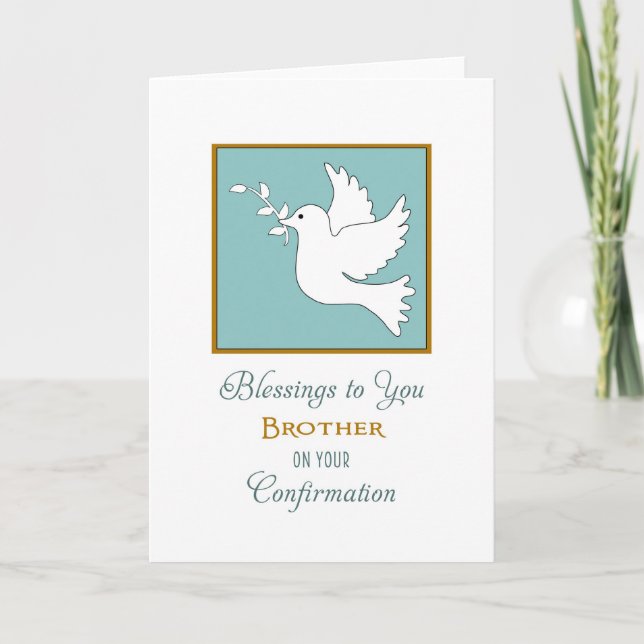 Träger der Bestätigungskarte Karte (Vorderseite)