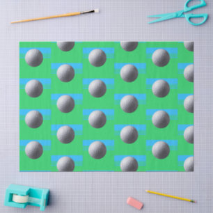 Träger für das Gewebe aus dem Golfball Seidenpapier