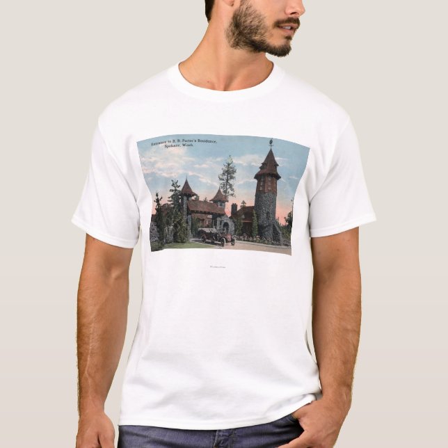 Träger-Wohnsitz-Eingangs-Ansicht R B T-Shirt (Vorderseite)