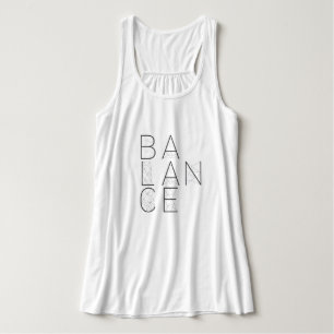 Trägershirt der Balancen-geometrisches Tank Top