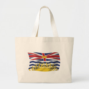Tragetasche mit Flagge von British Columbia