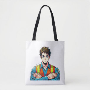Tragetasche mit Manga-Sicherheitsfachmann