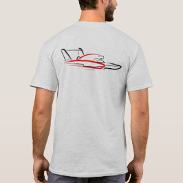 Tragflächenboot 01 Ash Back T-Shirt