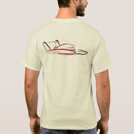 Tragflächenboot 01 Natural Back T-Shirt