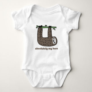 Trägheit der Held Baby Strampler