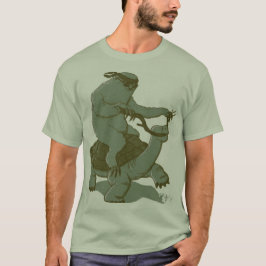 Trägheit, die eine Schildkröte reitet T-Shirt