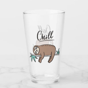 Trägheit sagt Schauer Glas