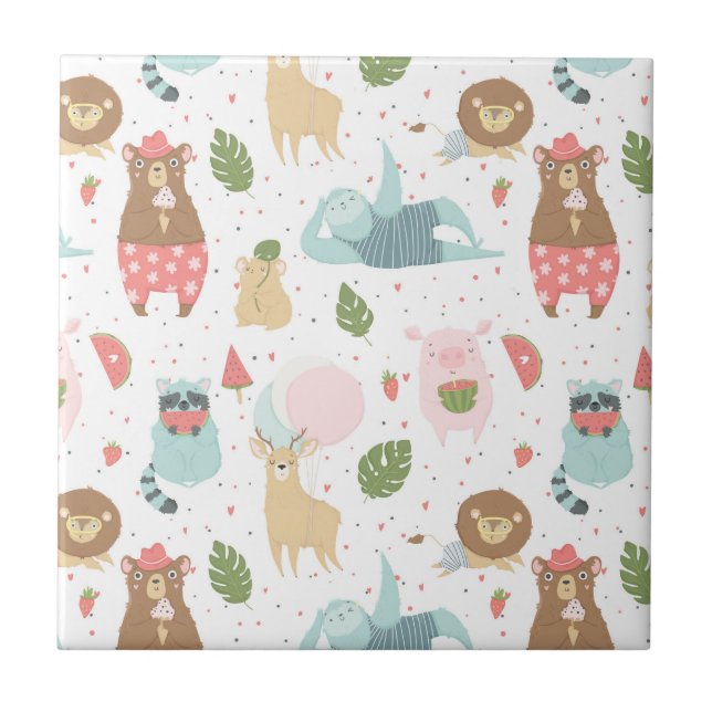 Trägheit u. Freund-Muster Fliese (Vorderseite)