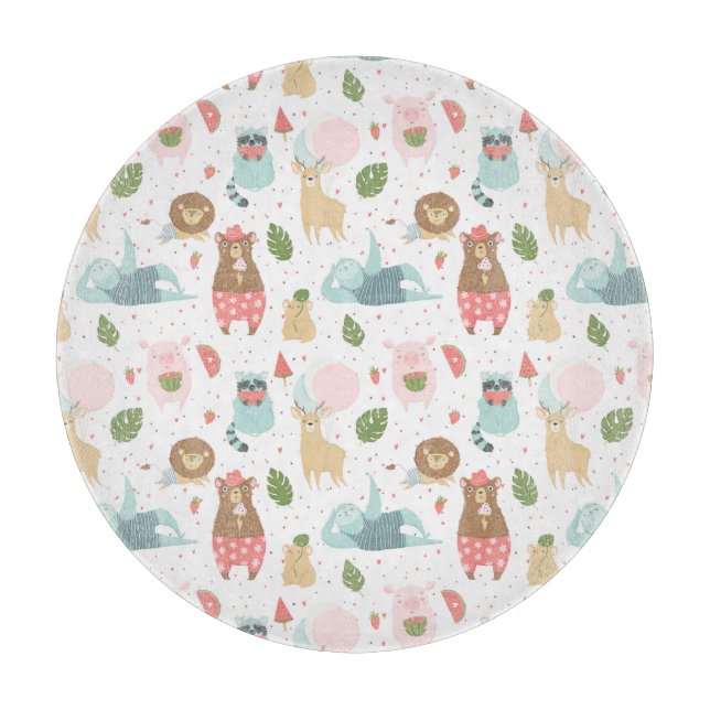 Trägheit u. Freund-Muster Schneidebrett (Vorderseite)