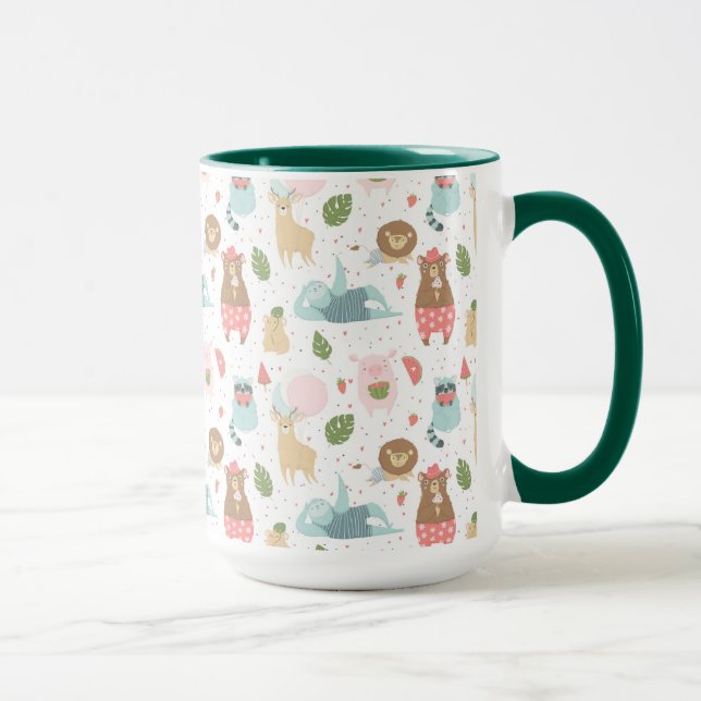 Trägheit u. Freund-Muster Tasse (Rechts)