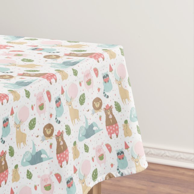 Trägheit u. Freund-Muster Tischdecke (Beispiel)