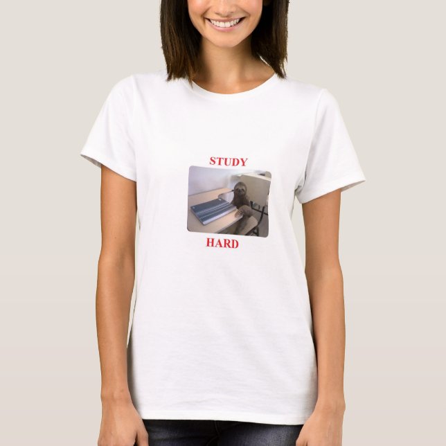 Trägheiten studieren stark T-Shirt (Vorderseite)