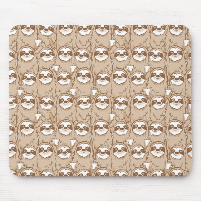 Trägheiten u. Kaffee-Muster Mousepad (Vorne)