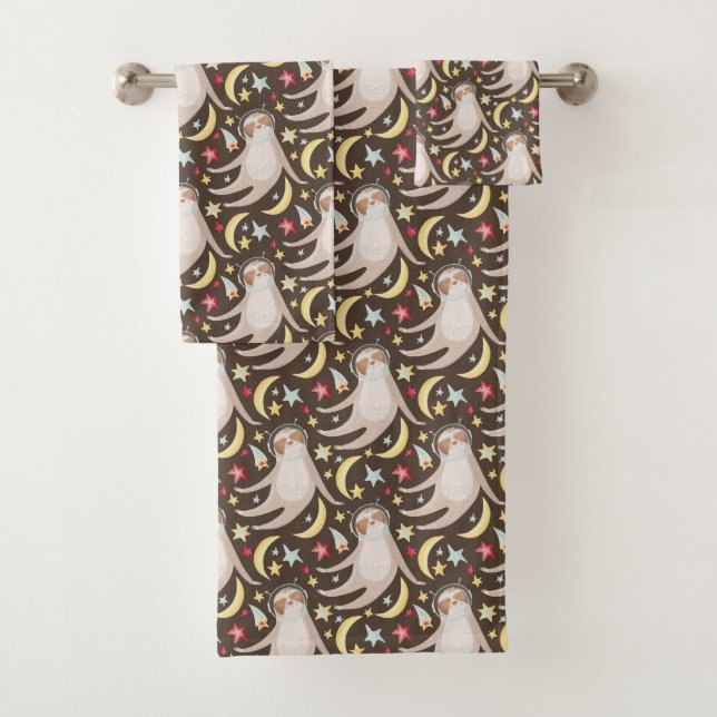 Trägheits-Astronauten-Muster Badhandtuch Set (Insitu)