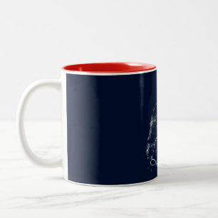 Trägheits-Liebhaber-Geschenk-Gespräch weniger Zweifarbige Tasse