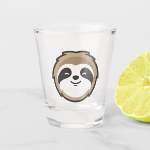 Trägheits-Maskottchen Schnapsglas