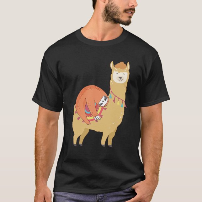 Trägheits-Reitlama T-Shirt (Vorderseite)