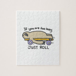 TrägheitSkateboarding Puzzle