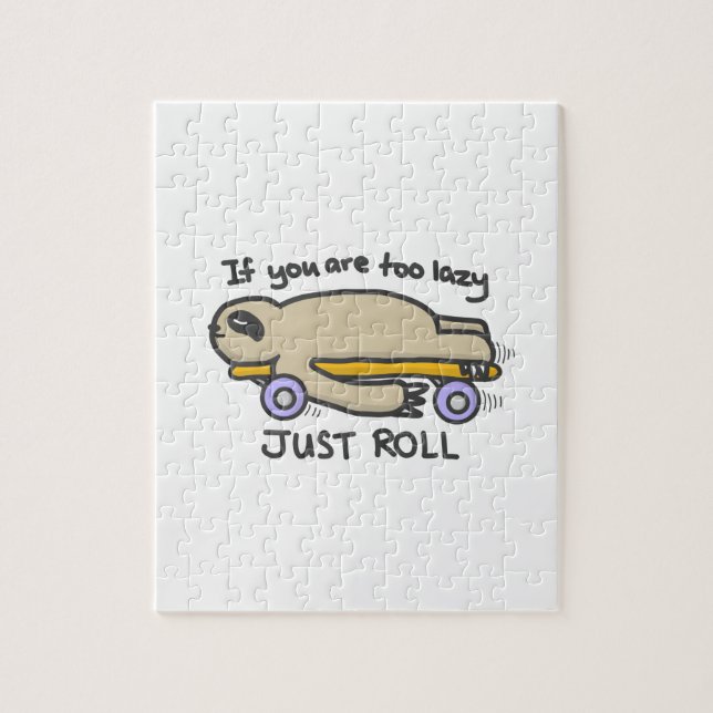 TrägheitSkateboarding Puzzle (Vertikal)