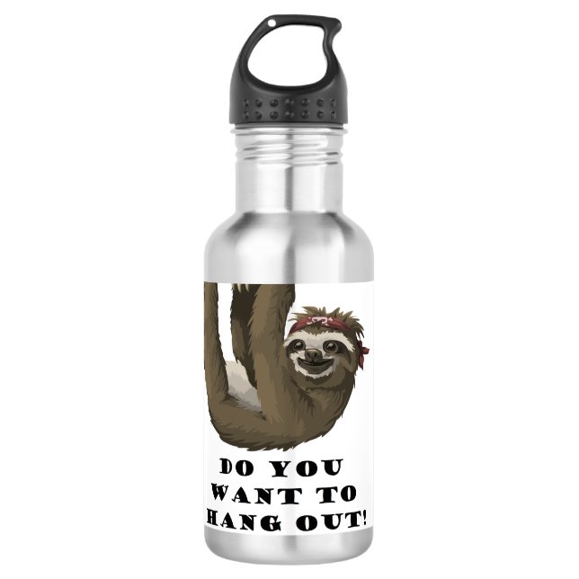 Trägheitstreffpunkt Edelstahlflasche (Vorderseite)