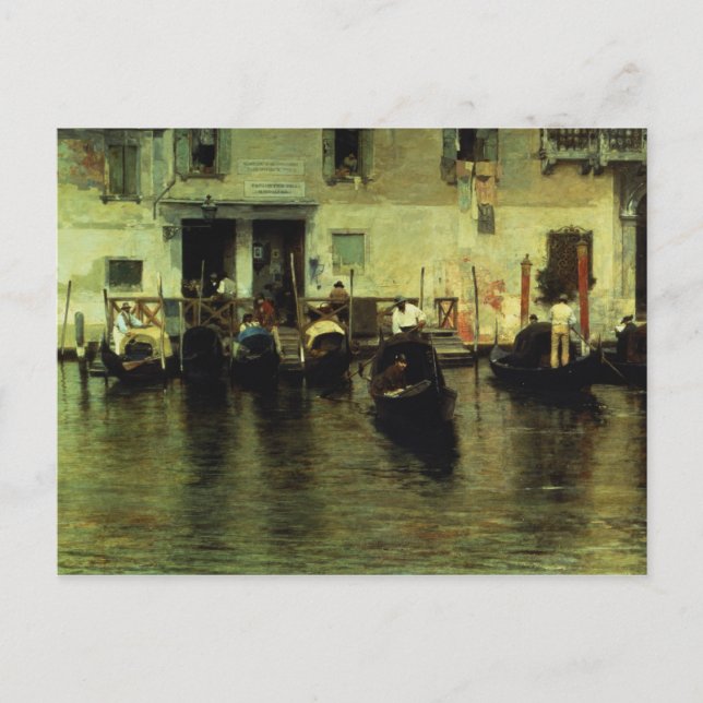Traghetto della Maddalena, 1887 Postkarte (Vorderseite)
