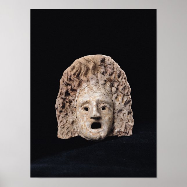 Tragikmaske Poster (Vorne)