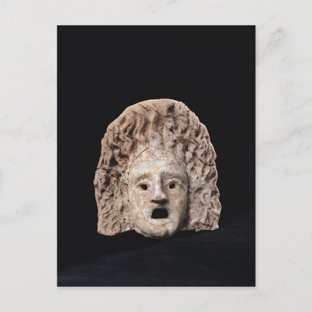 Tragikmaske Postkarte (Vorderseite)