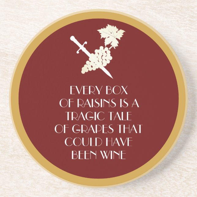 Tragische Geschichte Getränkeuntersetzer (Vorne)