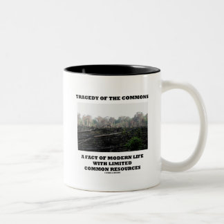 Tragödie der Allgemeinheit - eine Tatsache des mod Zweifarbige Tasse