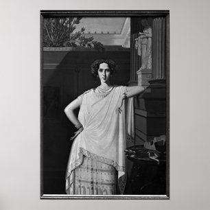 Tragödie oder Portrait von Rachel, c.1854 Poster