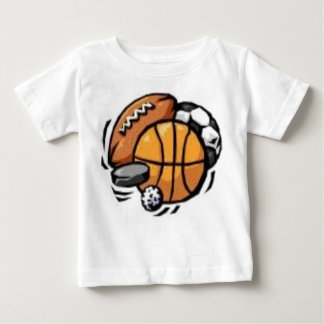 Trägt Bälle zur Schau Baby T-shirt