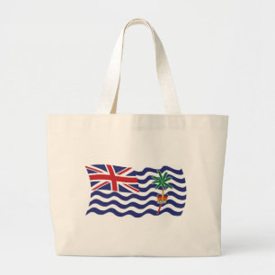 Tragtasche mit Flagge des Britischen Territoriums Jumbo Stoffbeutel