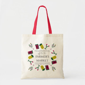Tragtasche zum Bauernmarkt Tragetasche