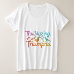 Tragweite Triumphe Frauen-Mode-T-Shirt Große Größe T-Shirt