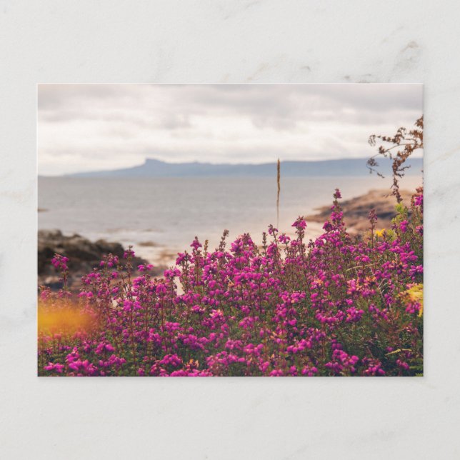 Traigh Beach und Eigg Postkarte (Vorderseite)