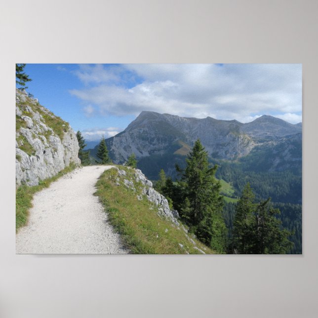 Trail Bayrische Alpen Poster (Vorne)