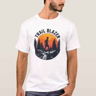 Trail Blazer Bergläufer Silhouette T-Shirt