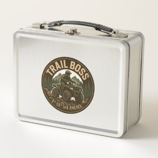 Trail Boss Steel Mehrzweckbox für Vater Metall Brotdose