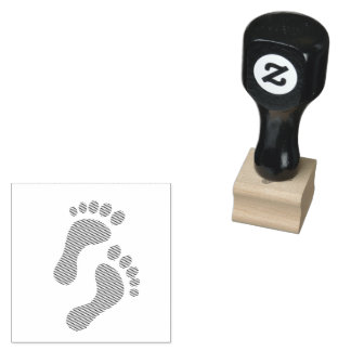 Trail Built Kids ZigZag Stamp Gummistempel