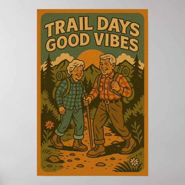Trail Days Good Vibes Poster (Vorne)