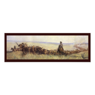 Trail Herd nach Wyoming von WHD Koerner Fotodruck