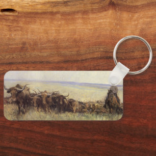Trail Herd to Wyoming by WHD Koerner Schlüsselanhänger