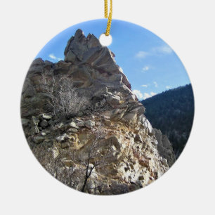 Trail in Jefferson County, Colorado Keramik Ornament