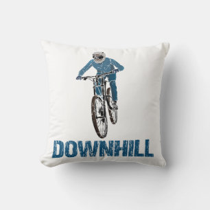 Trail Mountain Biker Downhill Kissen