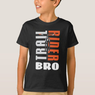 Trail Rider Bro Custom Family Cyclist T-Shirt