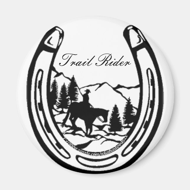 "Trail Rider!" Magnet (Vorne)