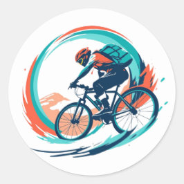 Trail Rider Runder Aufkleber