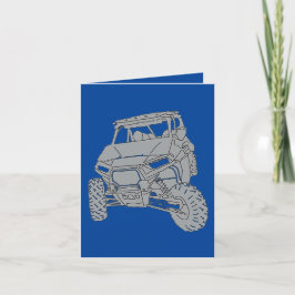 Trail Riding 13 Leere Grußkarte Dankeskarte