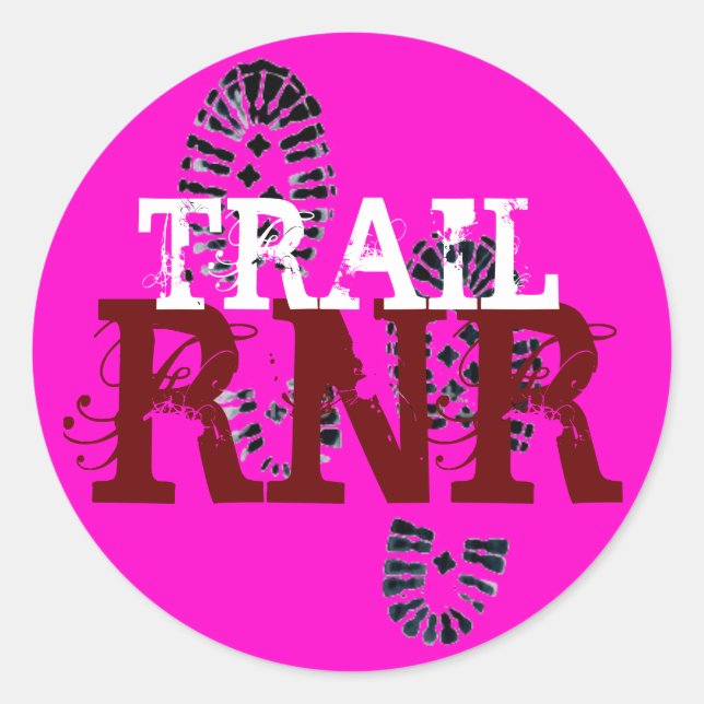 TRAIL RNR RUNDER AUFKLEBER (Vorderseite)